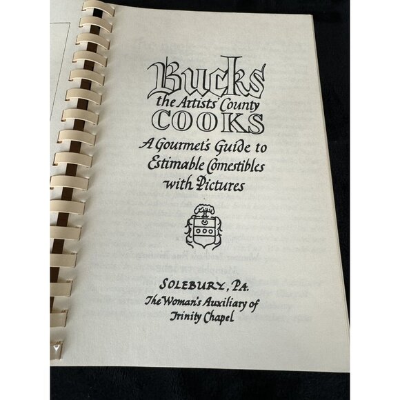 1981 Bucks County Cooks Recipe Book The Artists County 10th Printing PA - Picture 4 of 10